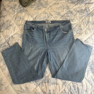 Abercrombie & Fitch Blue Straight Leg Jeans